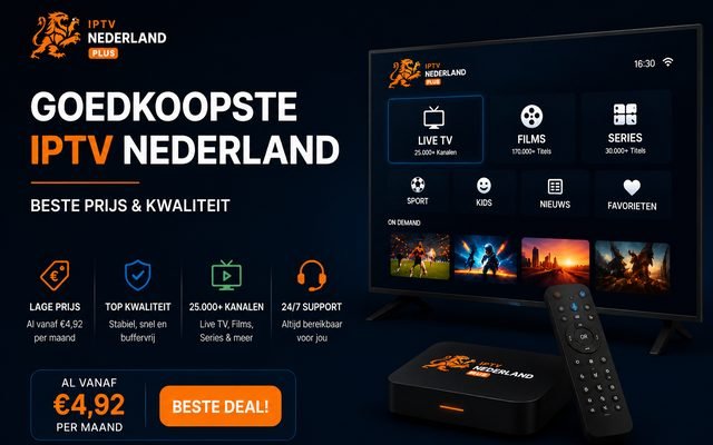 Goedkoopste IPTV Nederland