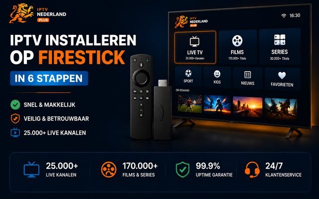 IPTV installeren op Firestick in 6 stappen