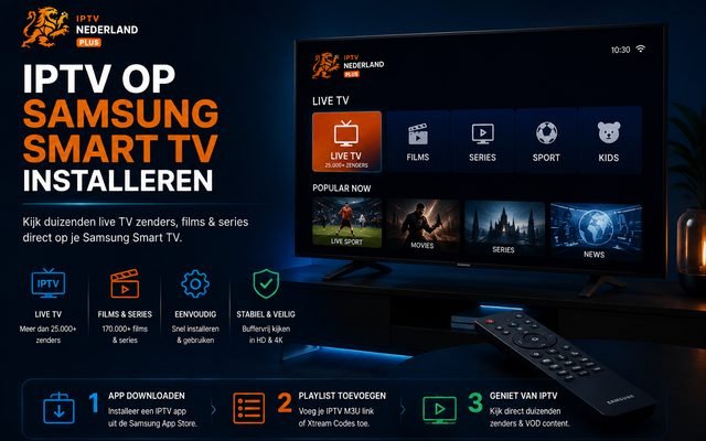 IPTV op Samsung Smart TV installeren