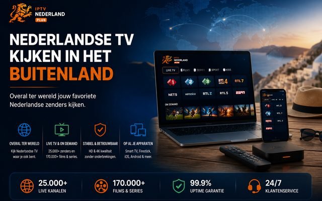 Nederlandse tv kijken in het buitenland